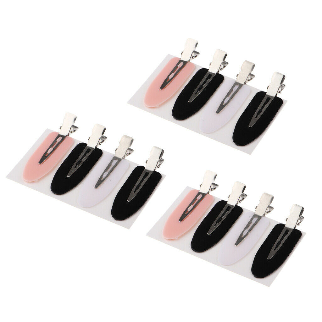 Plastic No Bend Hair Clips No  Hairclips Makeup Hairstyle Waves Clamps