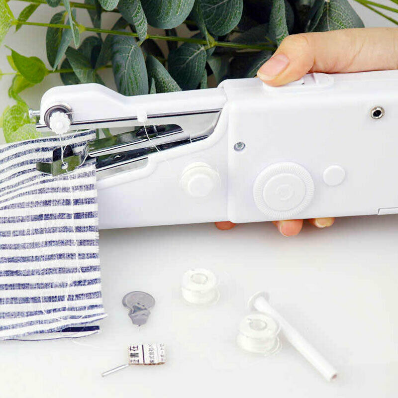 Mini Machine To Sew Hand-Held To Batteries Ultra-Lightweight - New