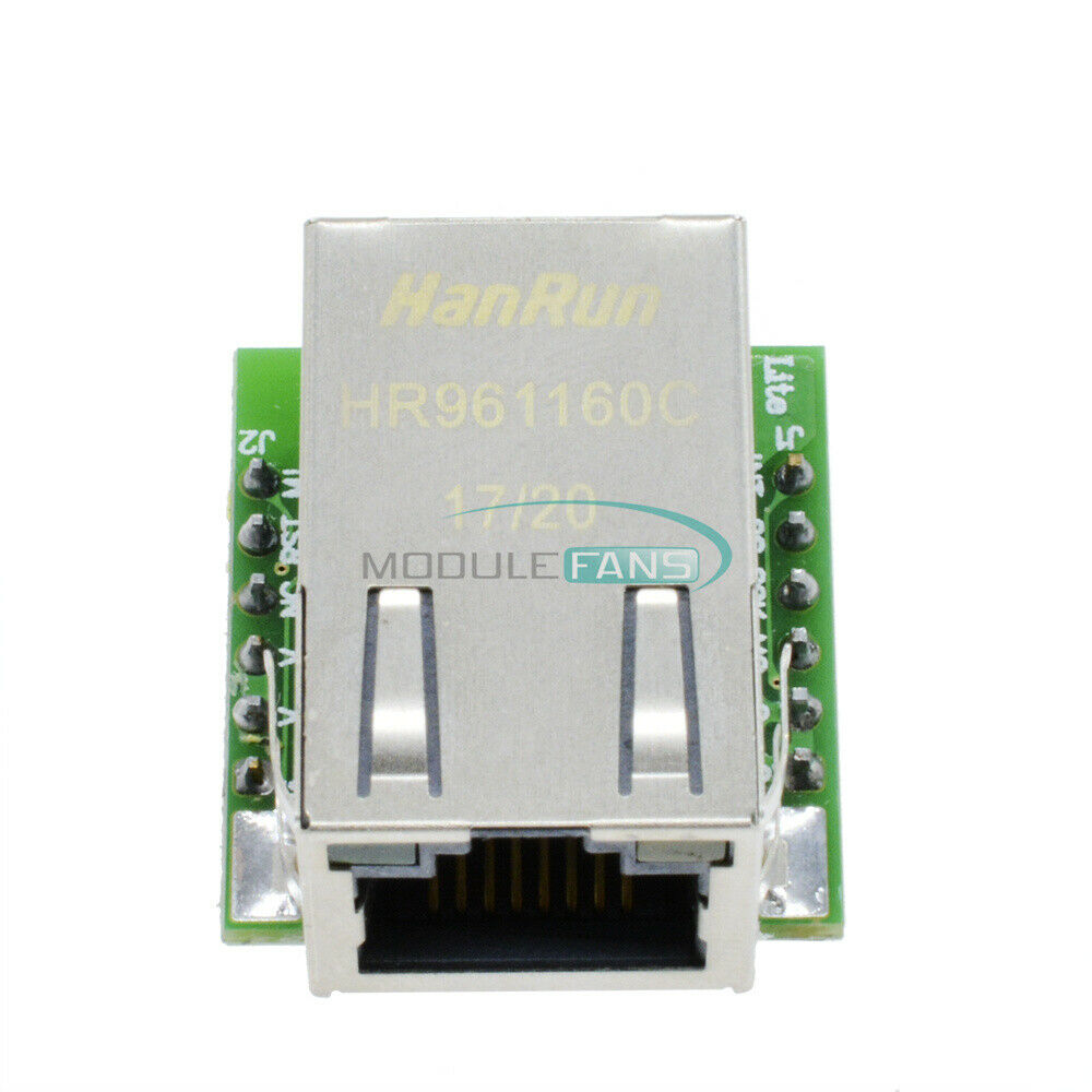 2PCS ENC28J60 W5500 Chip USR-ES1 SPI to LAN/ Ethernet Converter TCP/IP Module