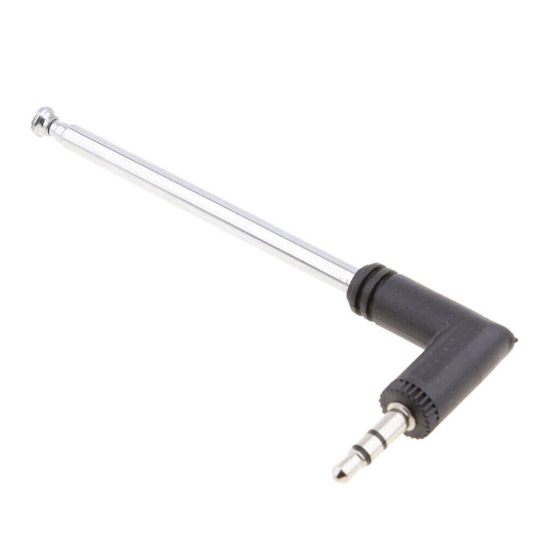 4 Section Telescoping Stainless Steel AM FM Radio Antenna 3.5mm Connector