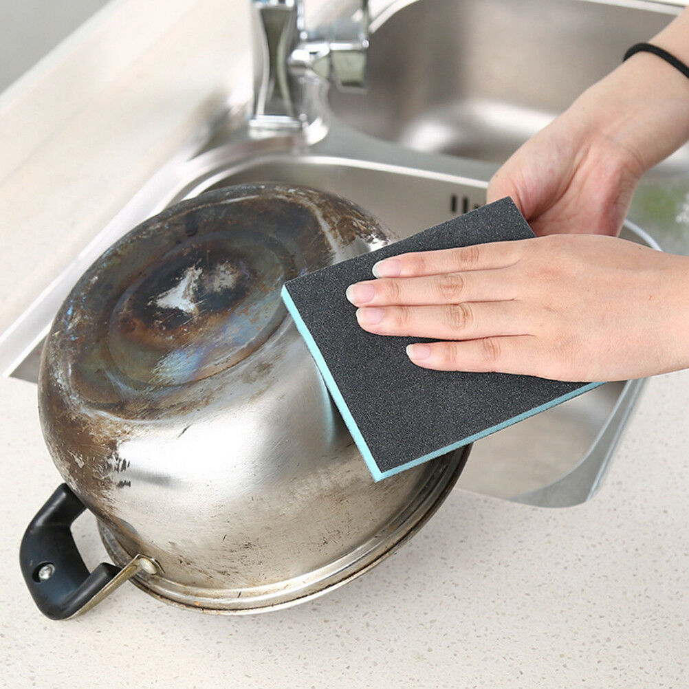 Nanometer Diamond Sand Magic Sponge Descaling Kitchen Home Cleaning Brush.l8