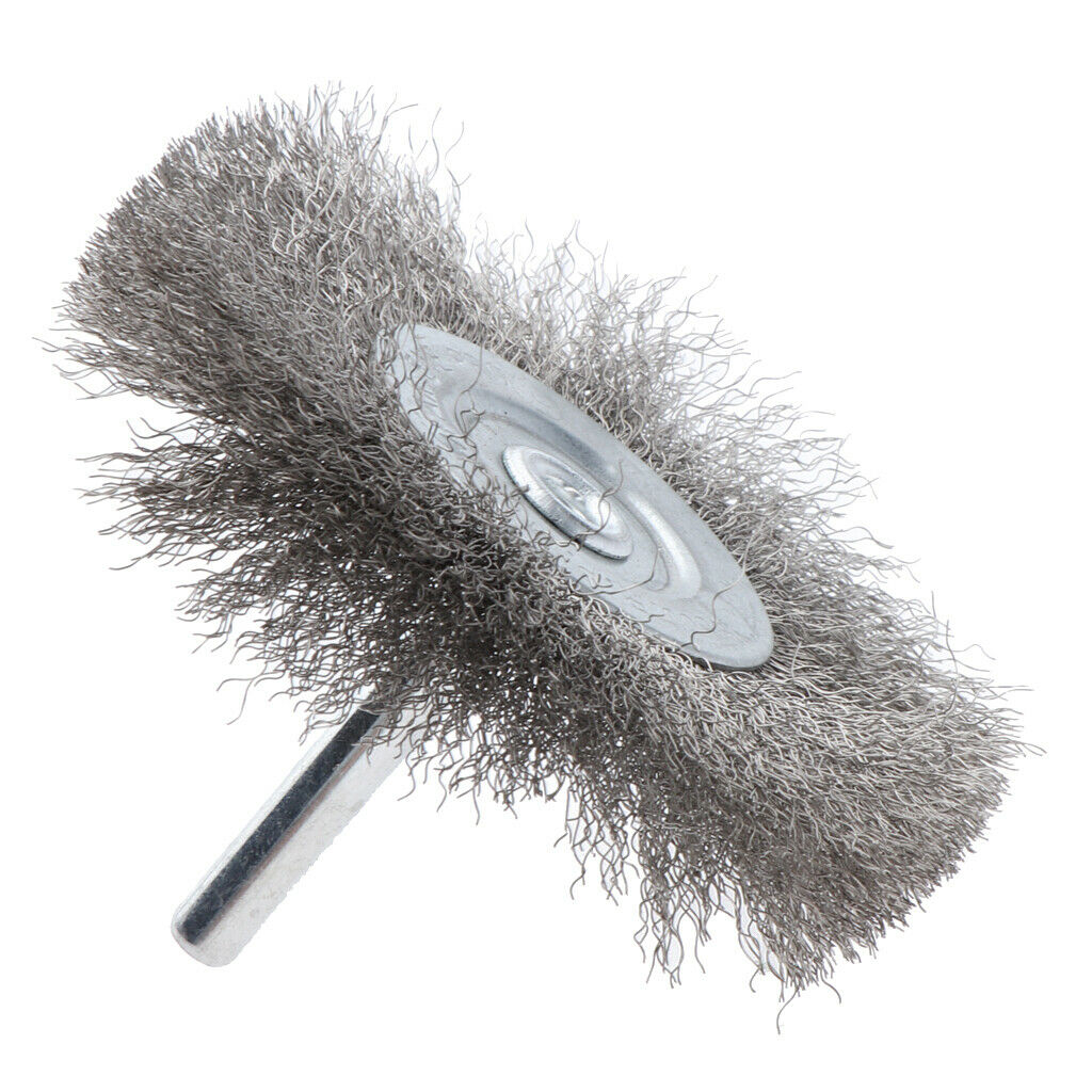 Wire Wheel Brush for Metal Derusting Wood Grinding Polishing 75mm 0.15mm