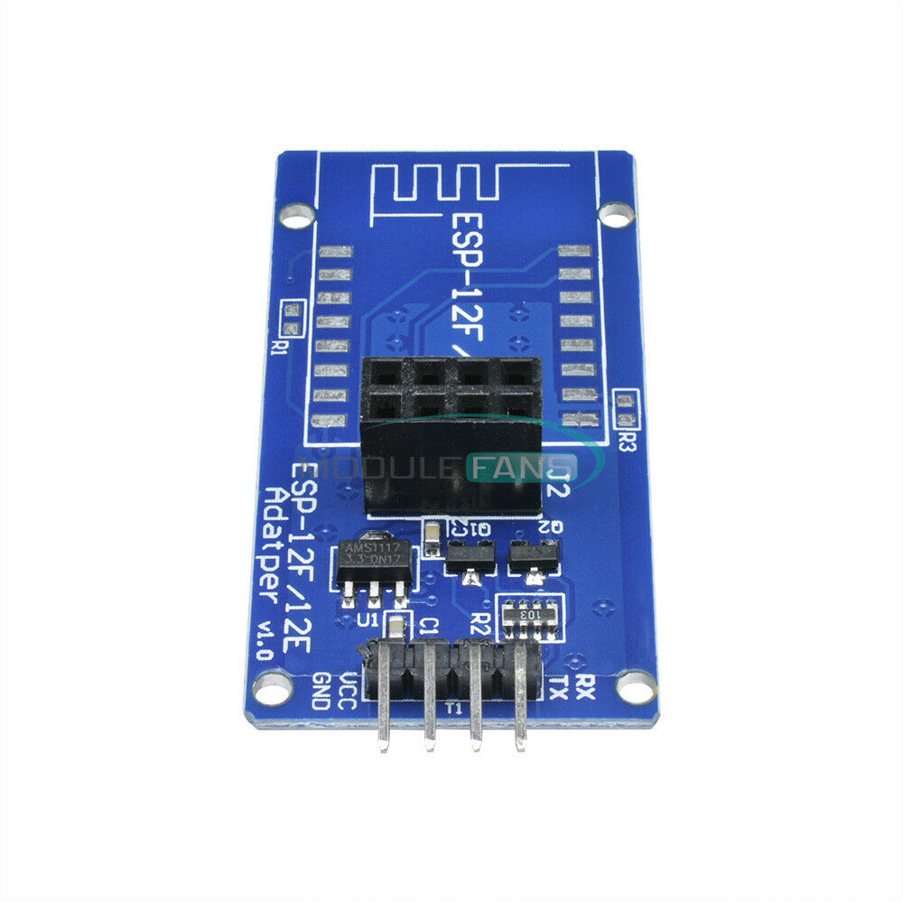 ESP-12F/12E ESP8266 ESP-01 Serial Wi-Fi Wireless Adapter Module 5V For Arduino