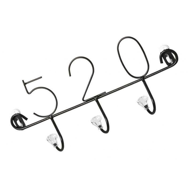 Multi-purpose Metal Wall Mounted Coat Hat Hanger Robe Rack for Wall Ornament