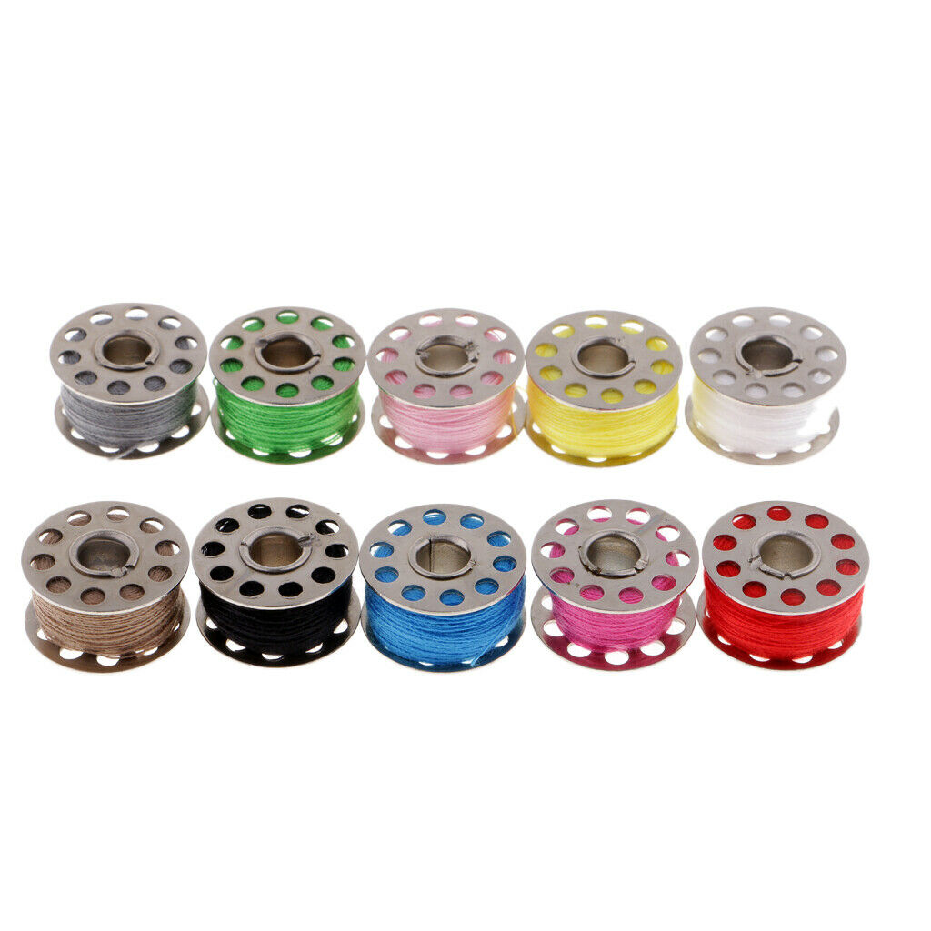 20pcs Practical Cotton Sewing Machine Thread And Bobbins with Plastic Case