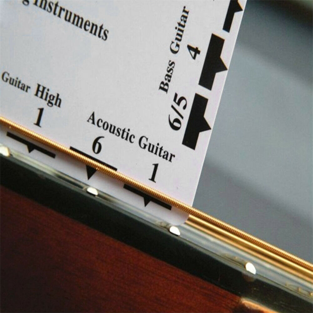 Fritz Ruler Guitar String Action Gauge String Pitch Ruler Card Luthier Tool @