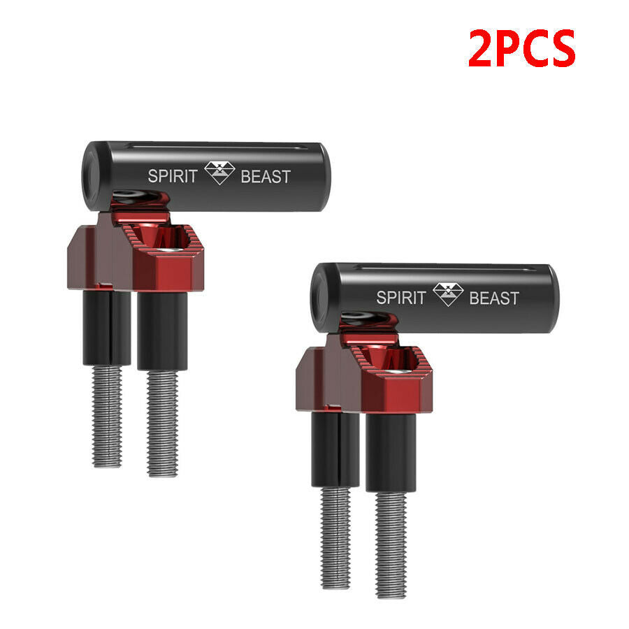 Motorcycle Cafer Race Spotlights Phone Navigation  Holder Extension Backet