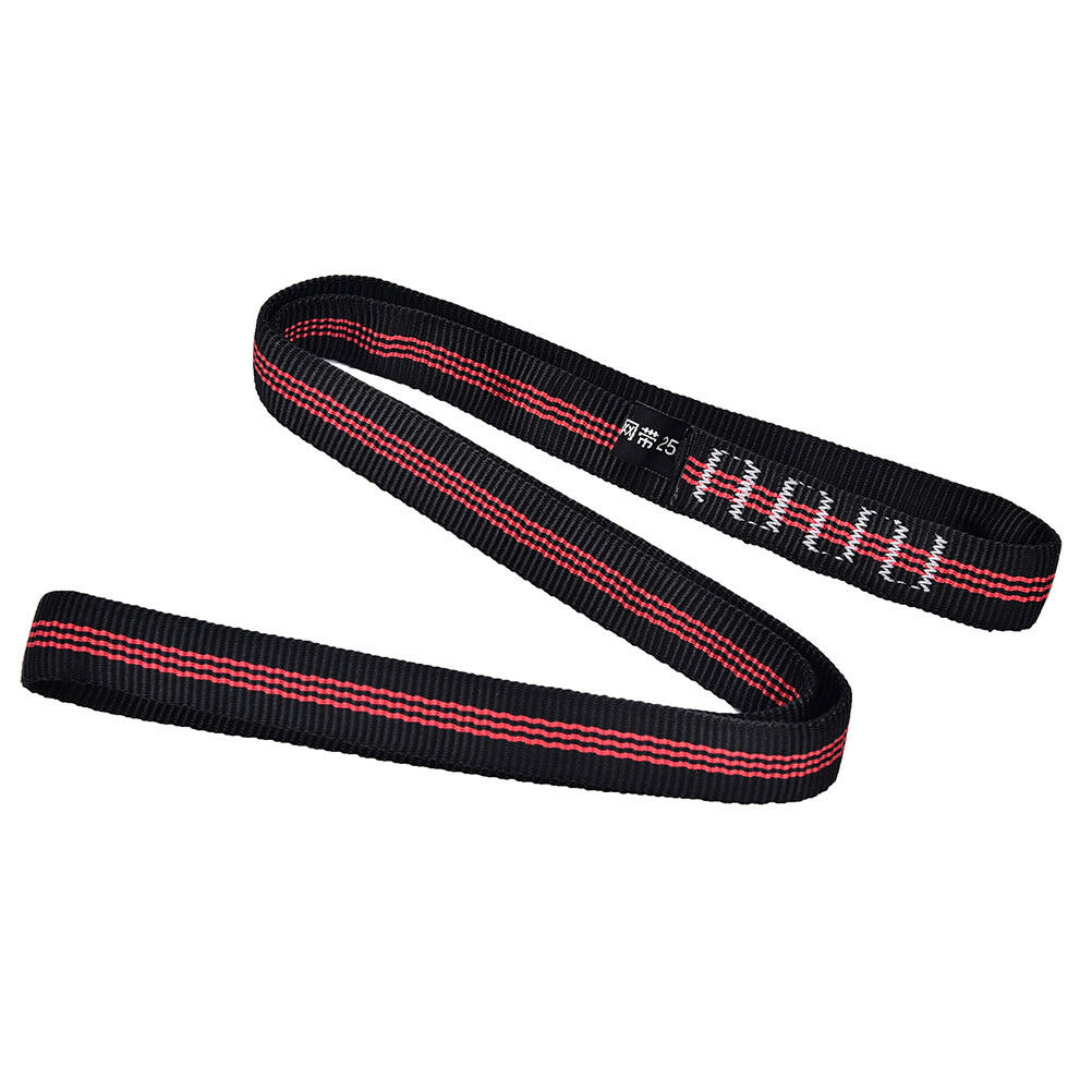 25KN Safety Rock Tree Climbing Express Quickdraw Sling Webbing Rope StrapC.l8