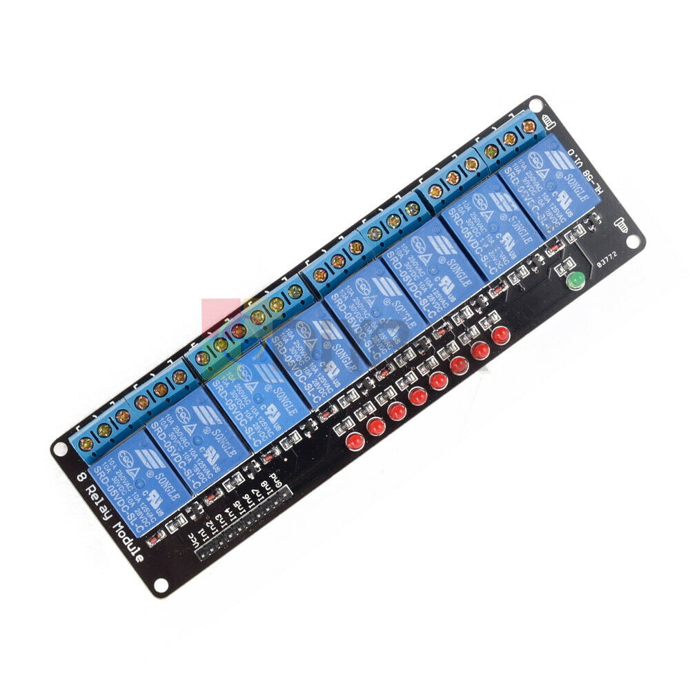 8 Channel 5V Relay Module Shield for Arduino Uno Meage 2560 1280 ARM PIC AVR DSP