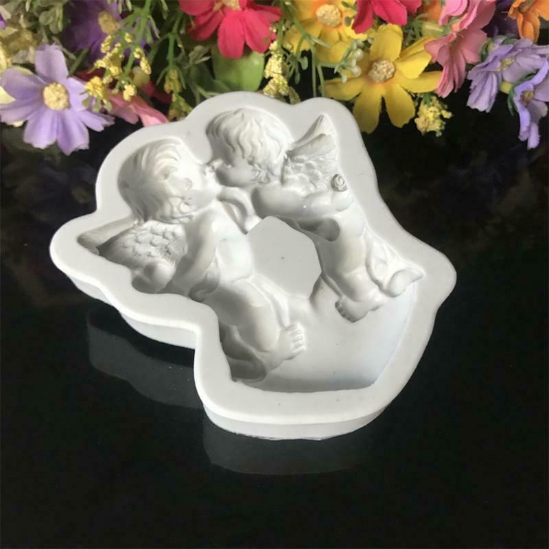 Mini Angel Baby Fondant Molds Silicone Cake Decorating Tools Clay Mold for Kid