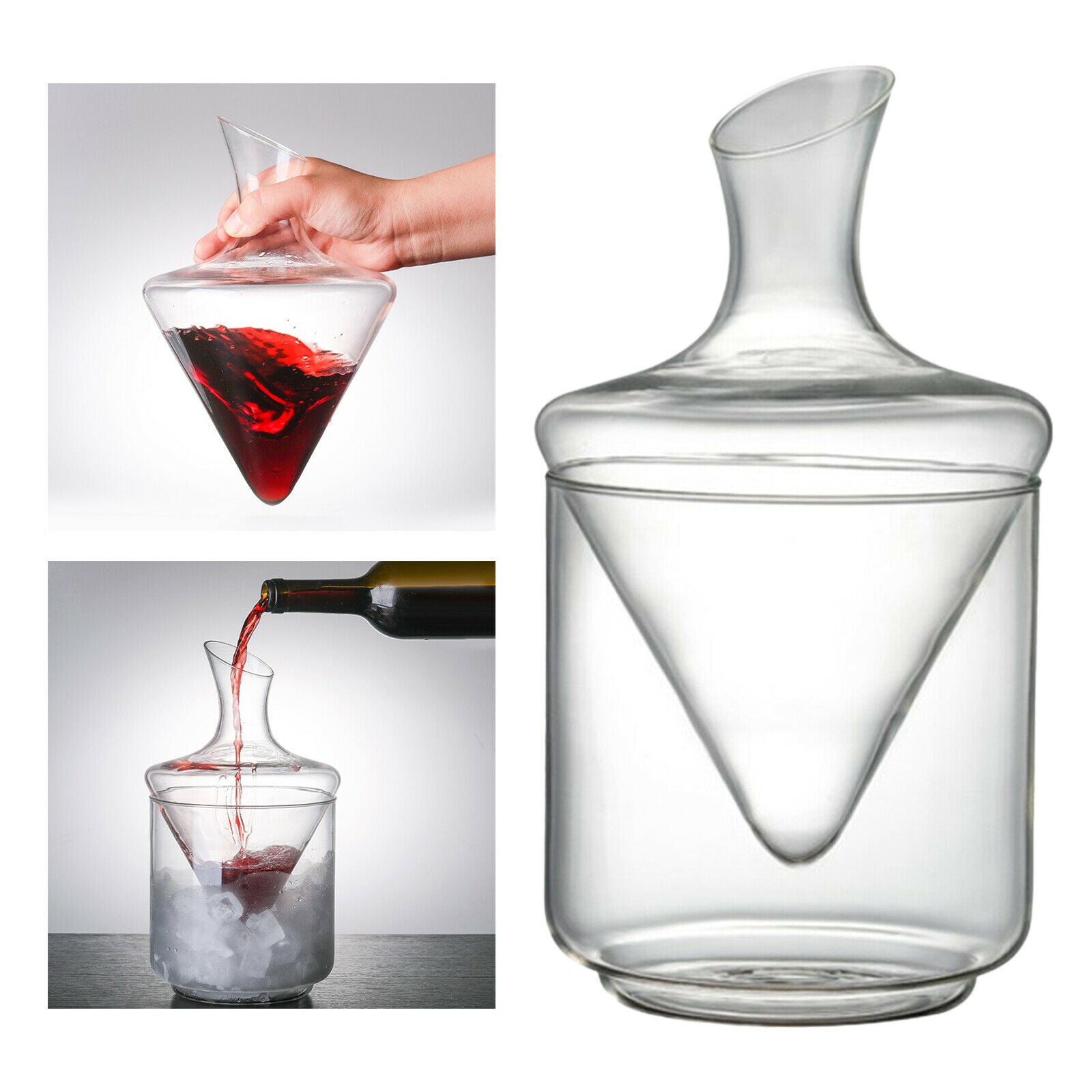 Decanter Home Decanter Set High Transparent Wine Cabinet Decor Great Gifts
