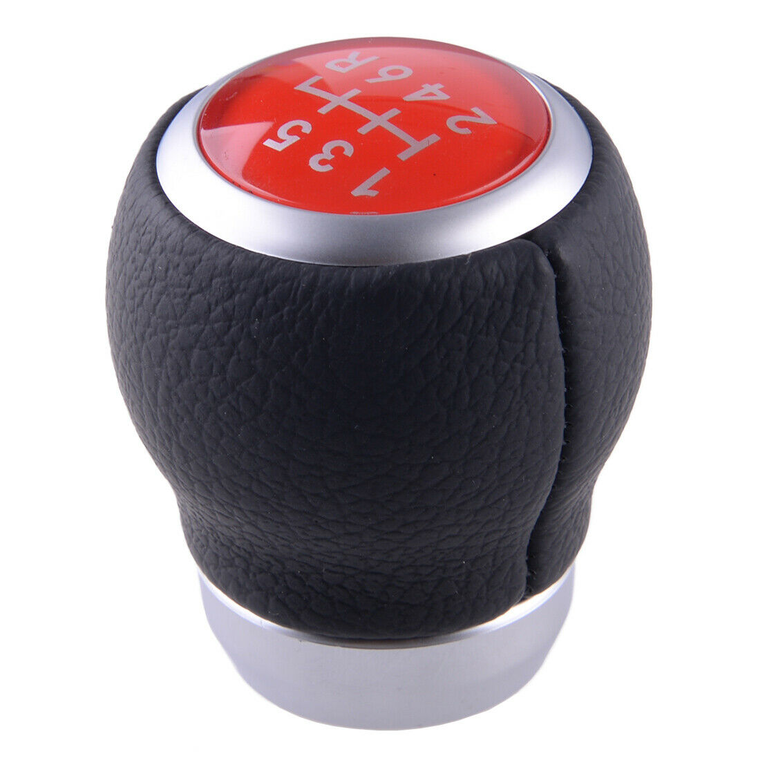 Car 6 Speed Gear Shift Stick Knob Leather Fit For Subaru Impreza WRX STI 2009-18