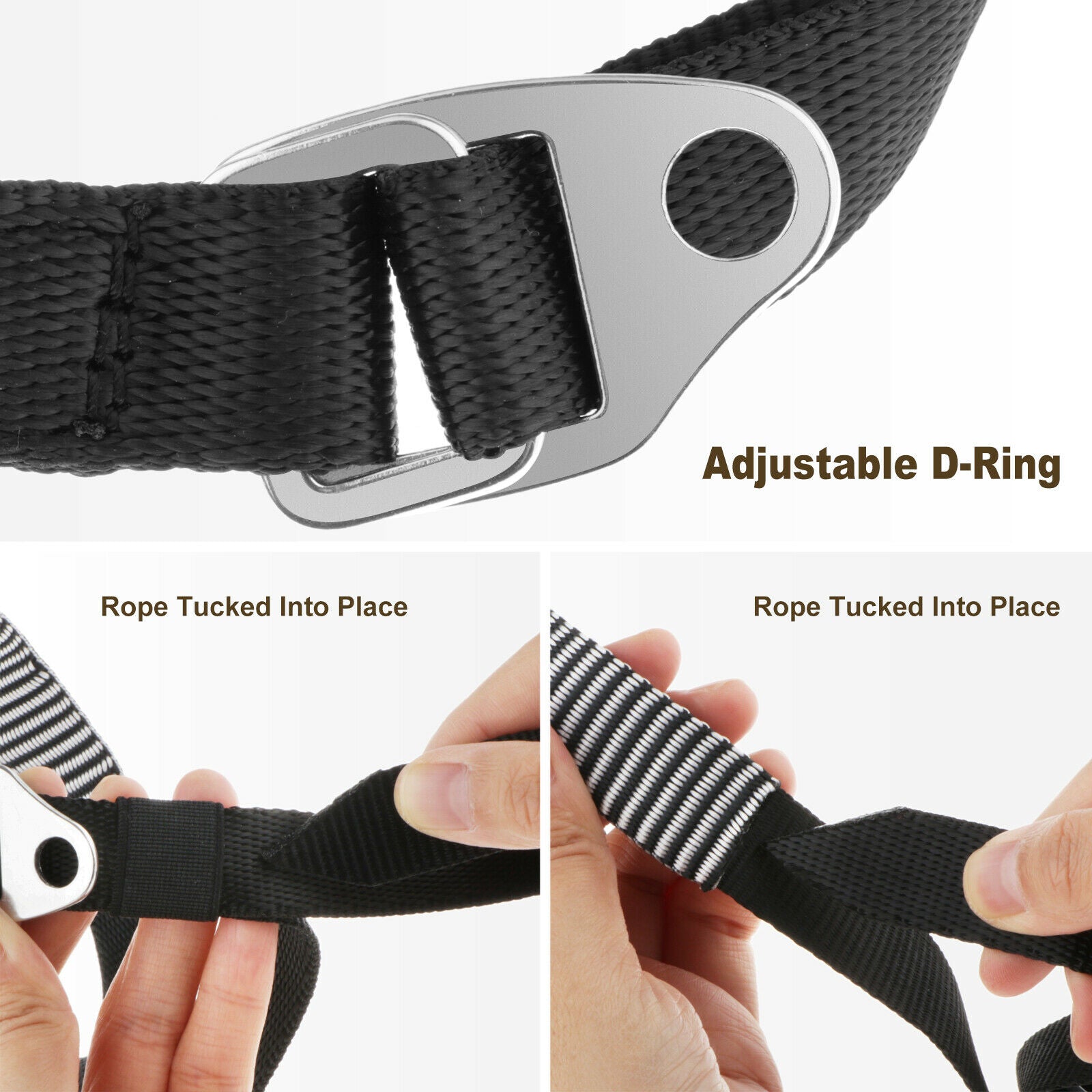 Right+Left Foot Ascender Riser for Mountaineering Engineering Protection
