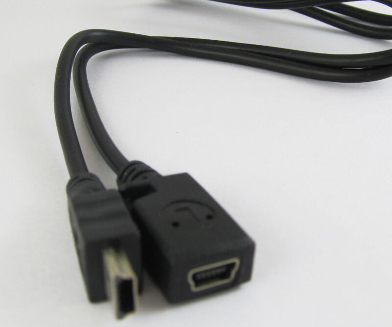 5sets New Mini USB 5pin Male to Female Jack extension cable 1M