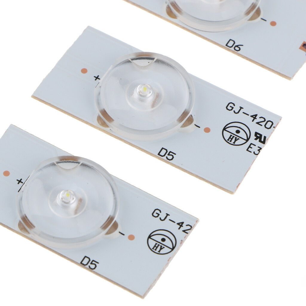 20pcs 6V SMD Lamp Beads with Optical Lens Fliter for 32-65" LED TV Repair