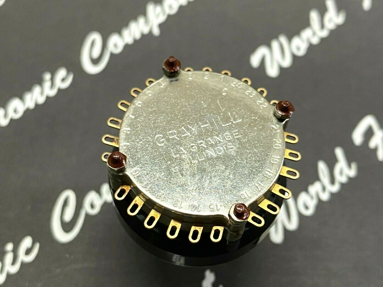 1pcs - GRAYHILL 1-Wafer 24-Position Rotary Switch [3668338] 53MY21256 N - USA