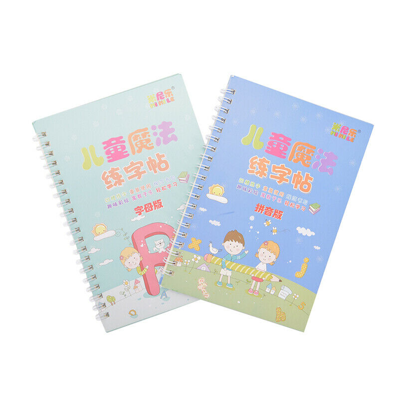 2Books Learning Numbers In English Magic Practice Copybook Baby Copybook For Kid