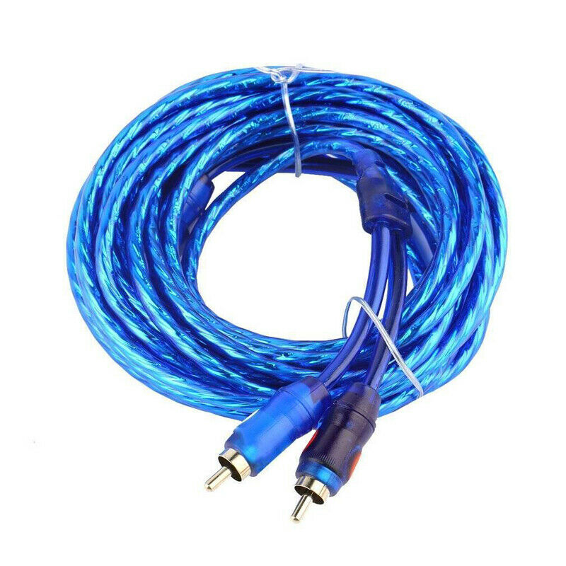 Car Power Cable Audio Kit Amp Amplifier Install RCA Subwoofer Wiring 1500W Handy