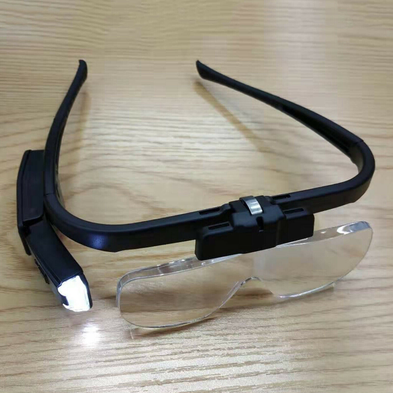 Headband Magnifier w/ LED Light Headset Magnifying Glasses Visor Handsfree