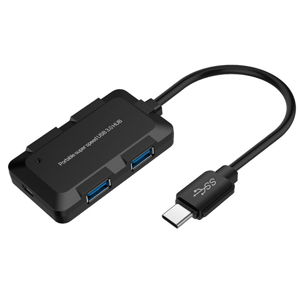 Type C 4 Ports USB 3.0 HUB OTG High Speed Adapter Data Charger for PC