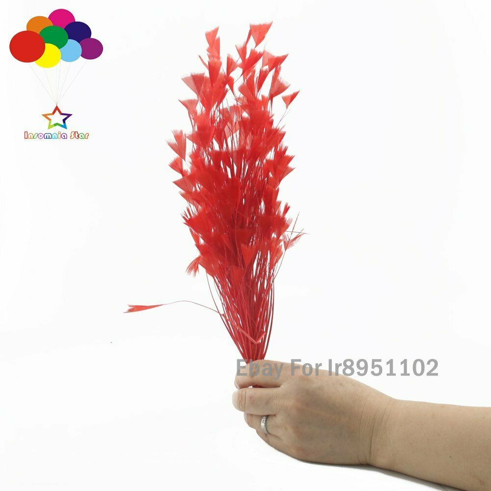 Red 1 Pcs 30CM Turkey Feathers for DIY Jewelry Wedding Party Decoration Corsages