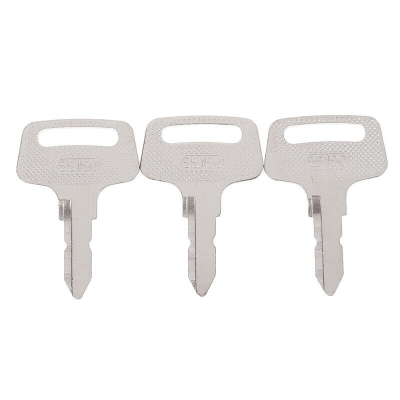 3Pcs Kubota Tractor Equipment Ignition Keys replaces 37410-55150 BX1500 M.l8