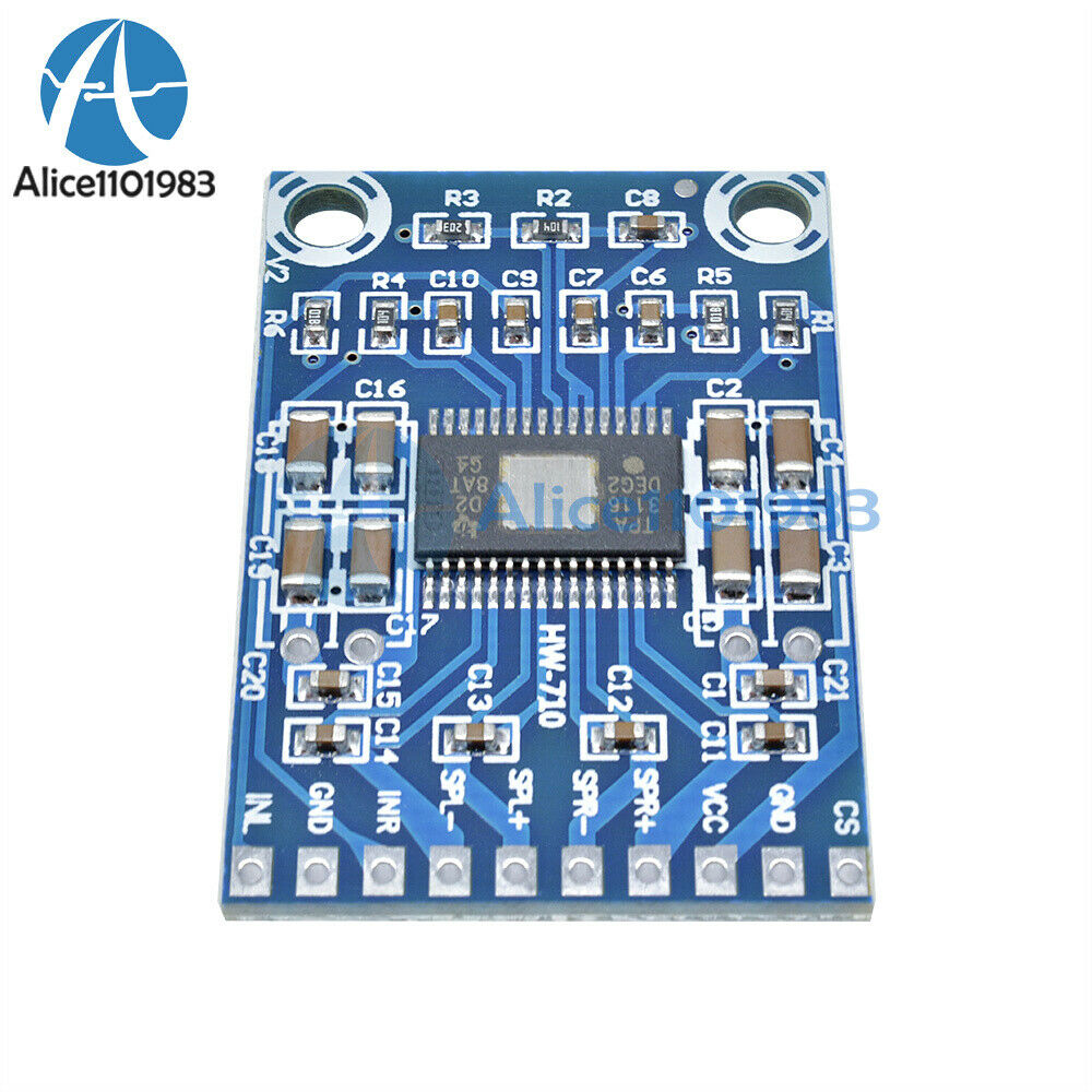 2PCS TPA3116D2 Digital Dual Channel 50W+50W Class D Audio Power Amplifier Board