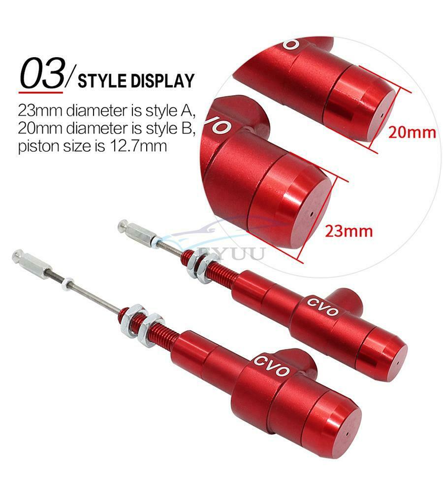 1PCS Universal Motorcycle CNC Aluminum Hydraulic Clutch Master Cylinder 12.7MM