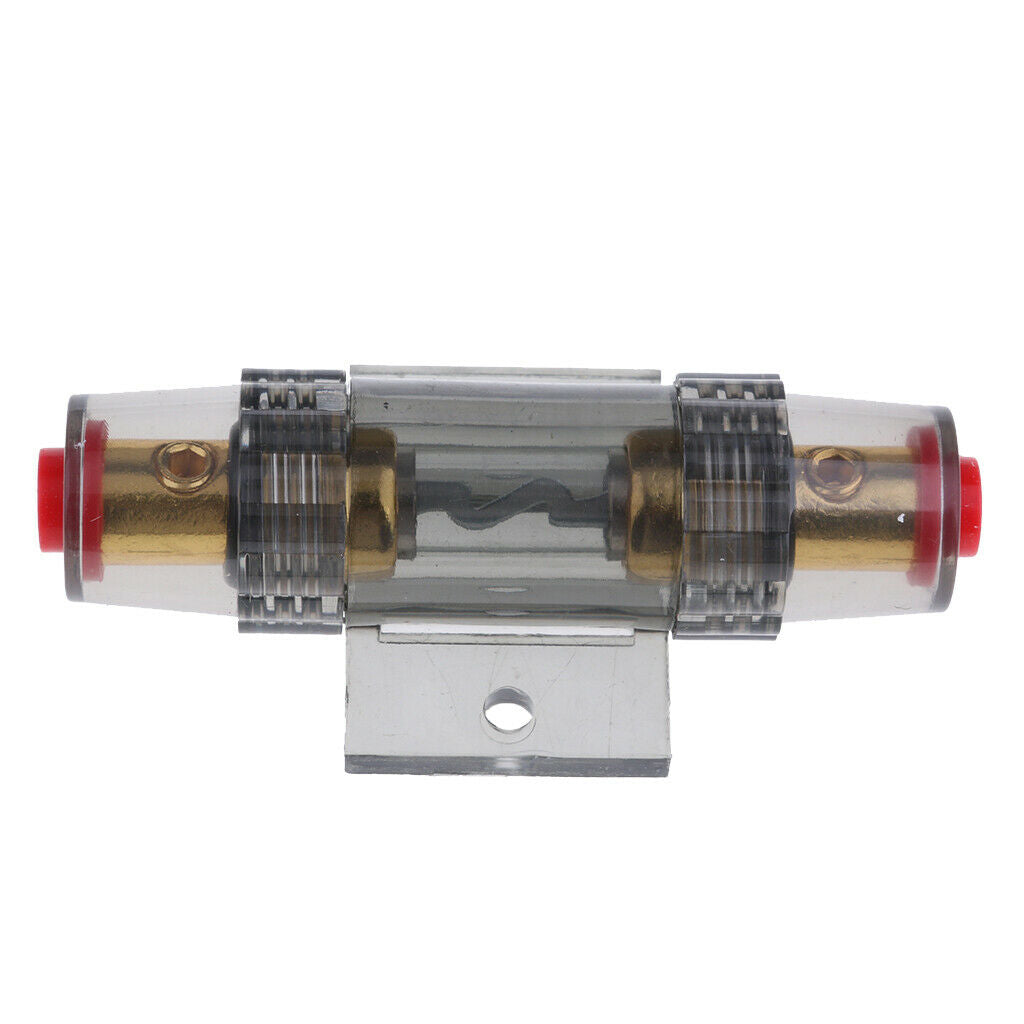 60A Auto Glass Fuse Holder Melting Block for Car Speaker FH-002