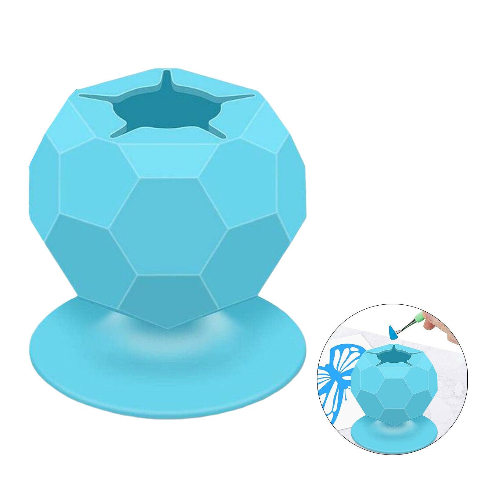 Vinyl Weeding Scrap Storage Box Collector Craft Vinyl Crafter Maker Blue