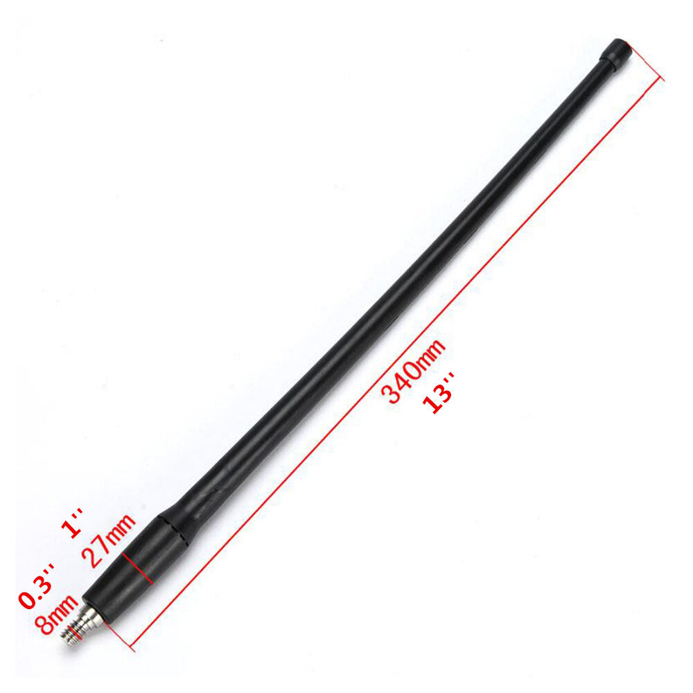 13" Black Radio AM FM Signal Replacement Antenna for Jeep Wrangler JK 2007-2016