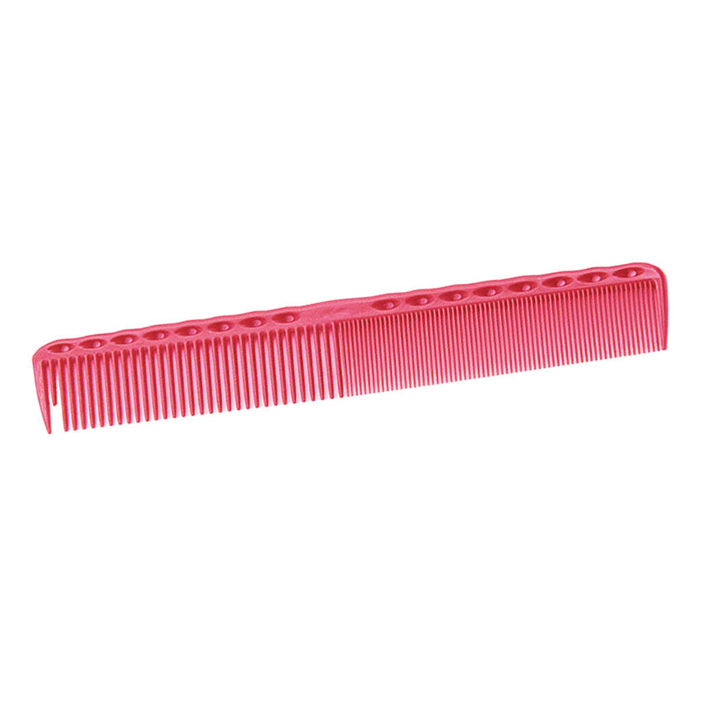 Professional Barber Hairdressing Comb Hair Cutting Styling Combs Rose Red