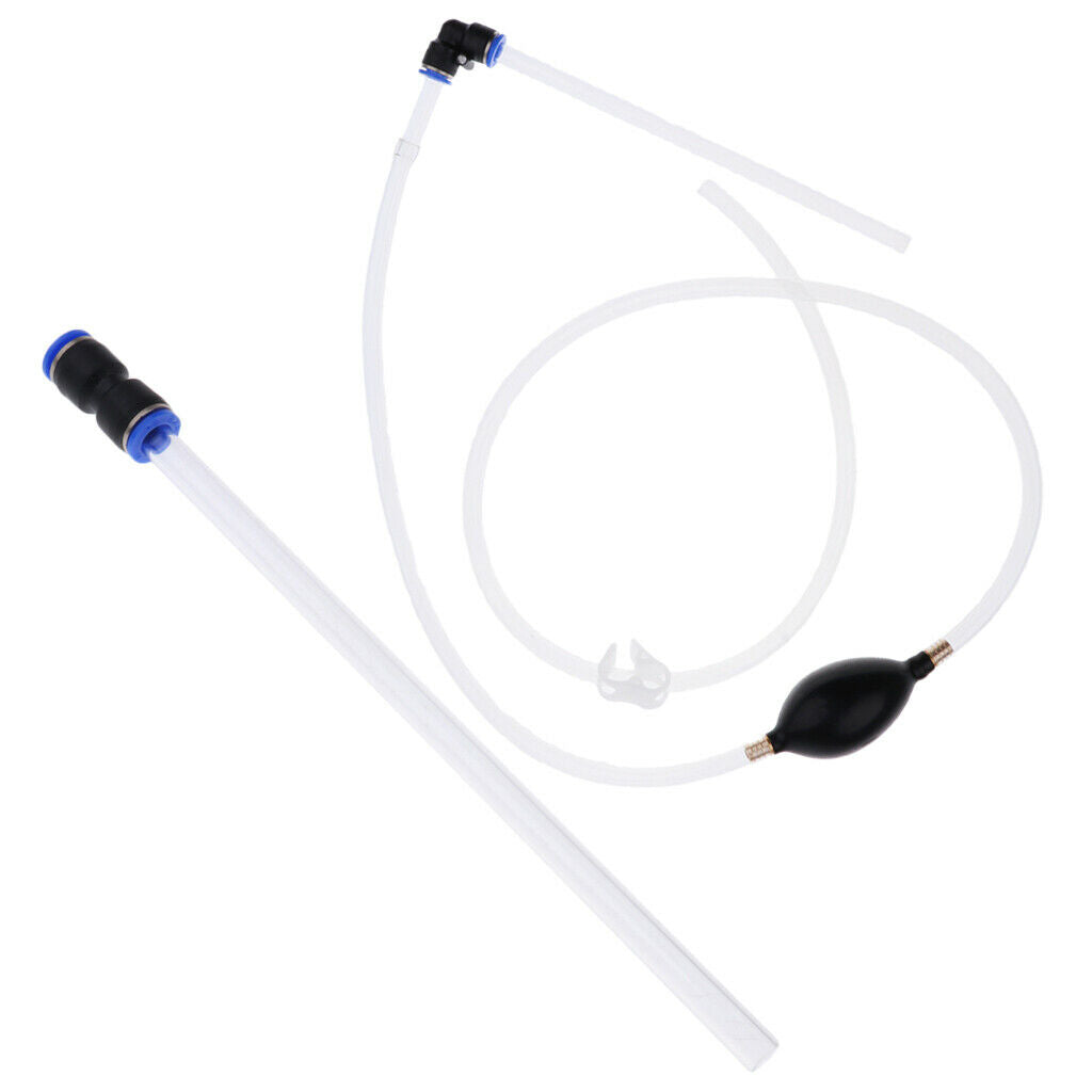 Aquarium Dirty Water Gravel Pump Extended Tube Detritus Siphon Suction Pipe