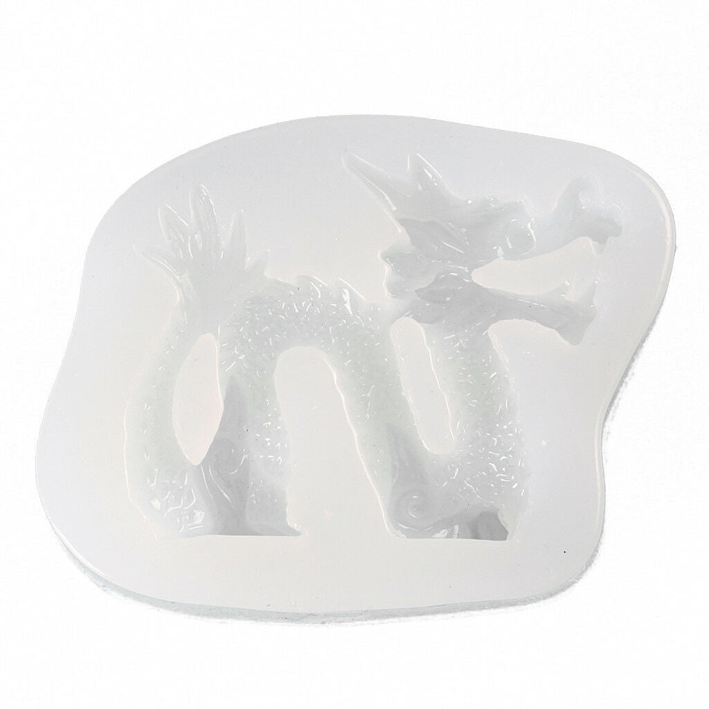 Chinese Traditional Dragon Silicone Molds Cake Fondant  Cookie Chocolate Baking