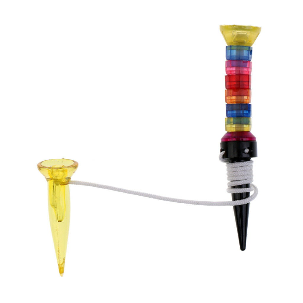 Golf Accessories Magnetic Golf Tees (80mm + 40mm), Random Color
