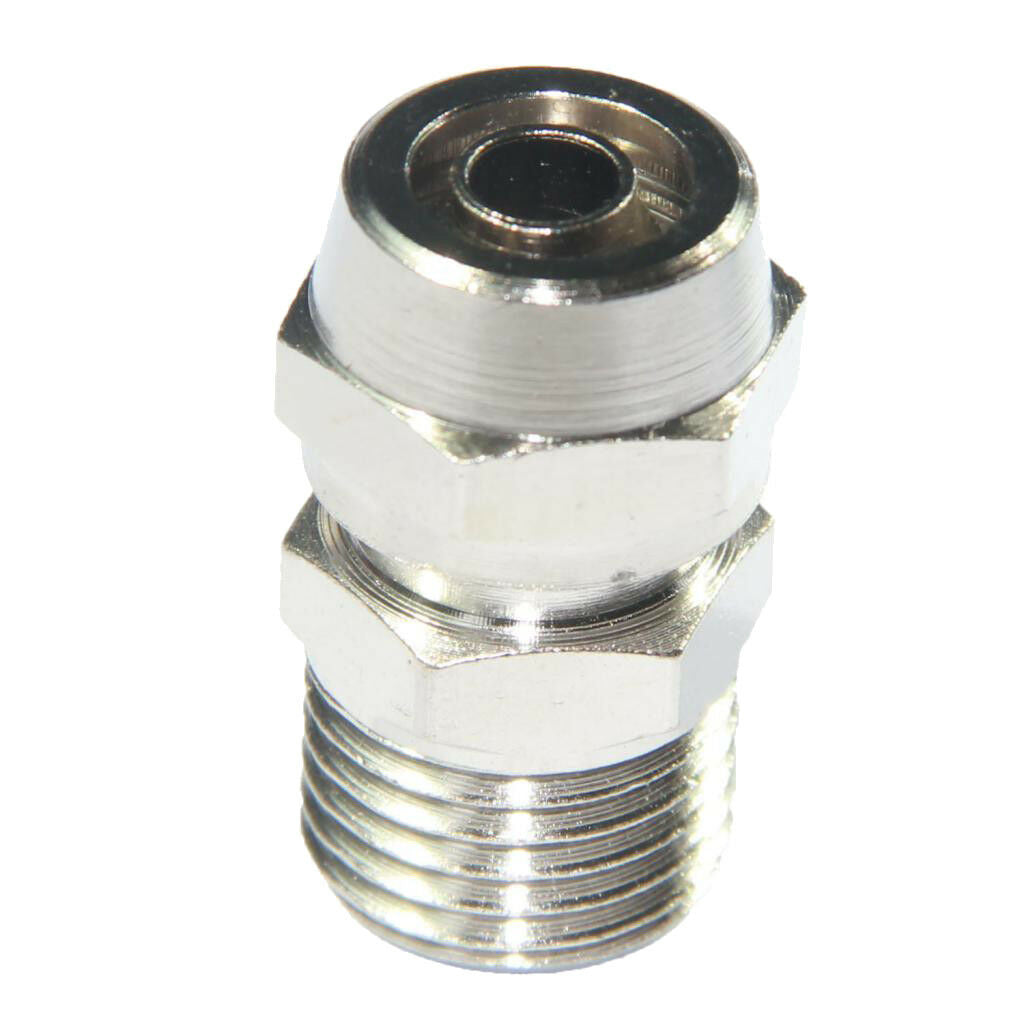 1/4" 8mm Air Line Tube Hose Connector Splitter Adapter Joint Fitting Coupler