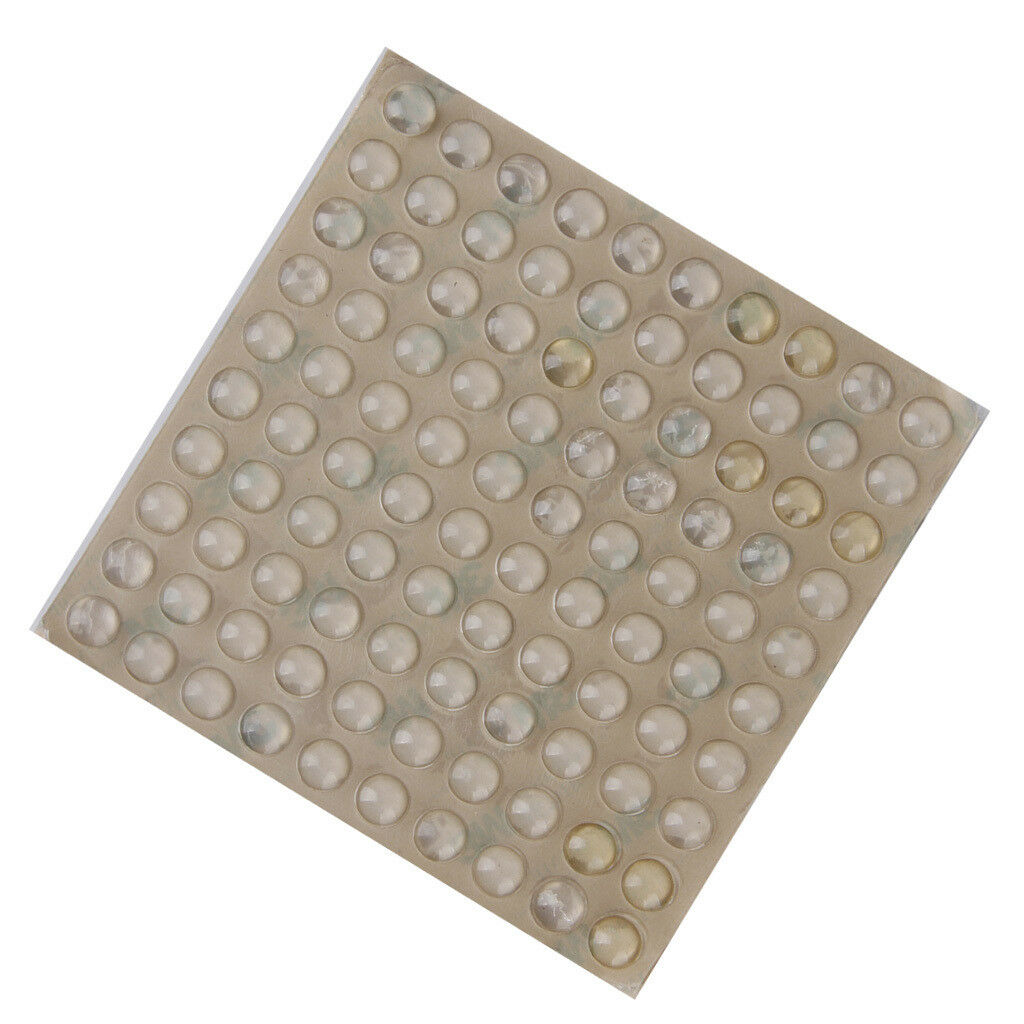 2 Sets of 100pcs Adhesive Silicone Feet Bumpers Door Cupboard Drawer Cabinet