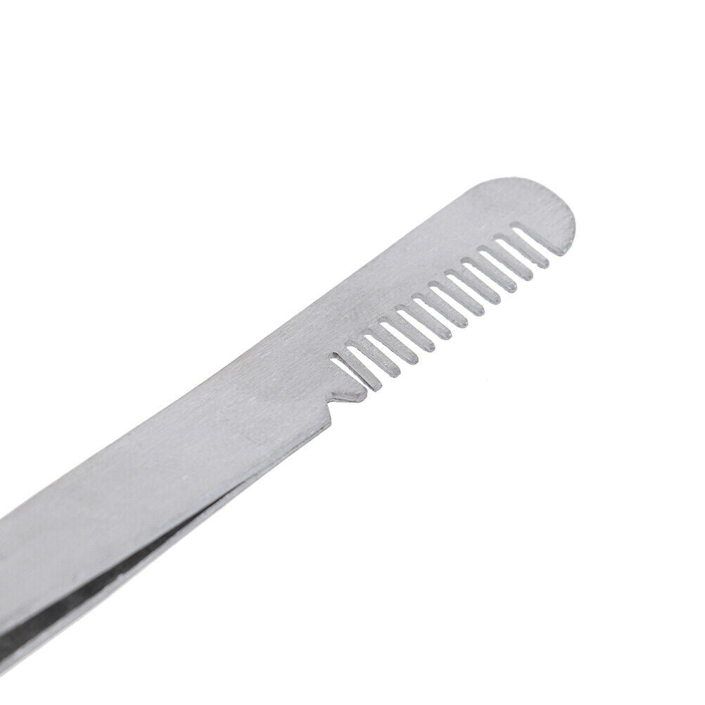 1Pc Stainless Steel Extension Eyebrow Tweezer Eyebrow Comb Makeup Cosmeti.l8