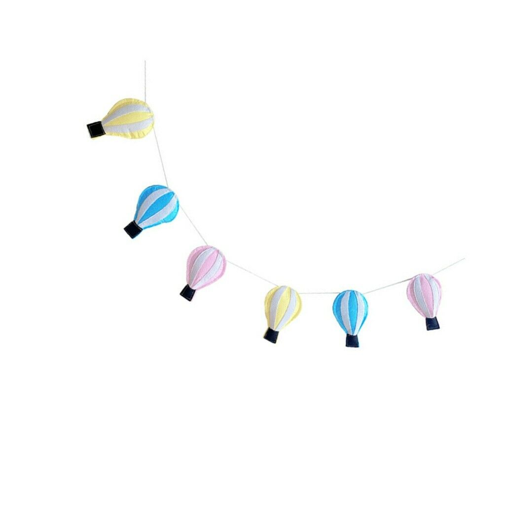 Hot-Air Balloon String Colorful Hot Balloons Hanging Decoration for Kids Party