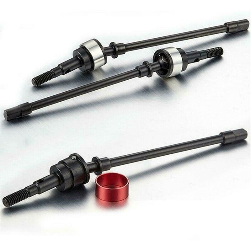 1Pair Stainless Steel Cvd Drive Shaft Front Axle Rc Parts for Axial Scx10 ClerR5