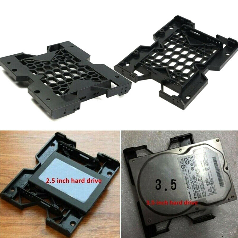 1Pc 5.25" to 3.5" 2.5" SSD hard drive bay tray cooling PC fan mounting bra.l8