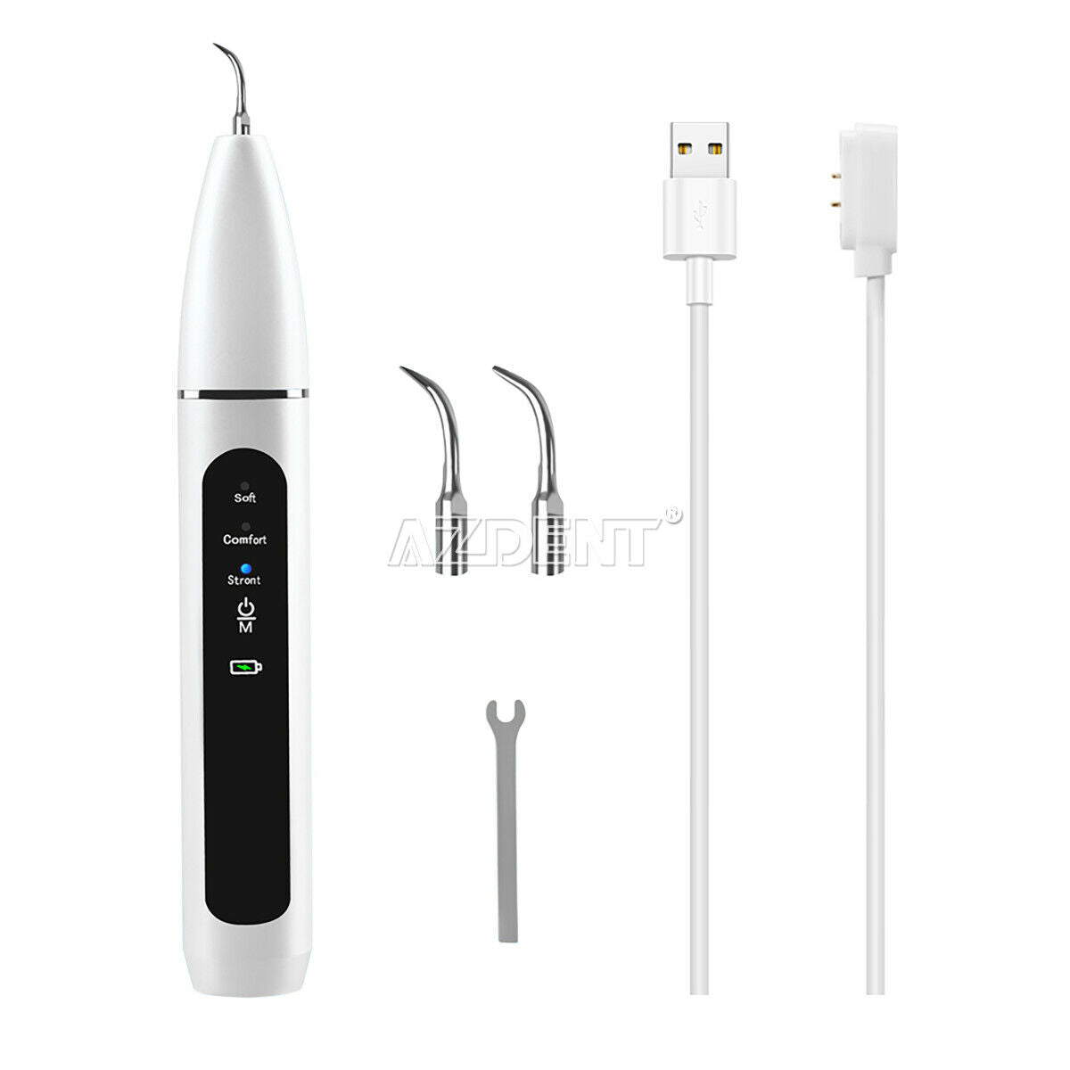 Dental Electric Ultrasonic Tooth Cleaner Removal of Calculus Scalers Portable