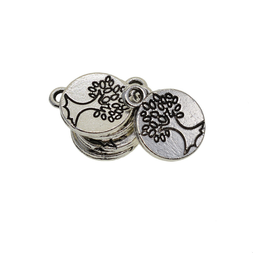 Wholesale 50 delicate tree of life Charm Pendant beaded Jewelry Making Craft