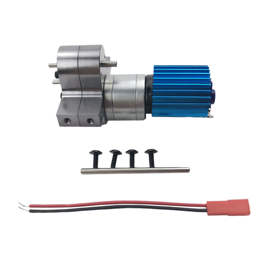 4WD 6WD Transfer Case with Motor for WPL RC Car Truck Upgrade Accessaries