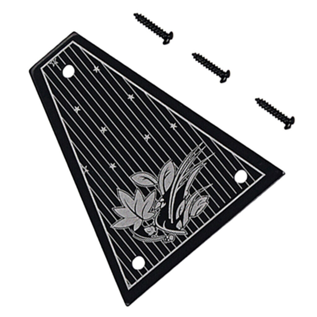 Black Electric Guitar Truss Rod Cover for Jackson Replacement Accessory