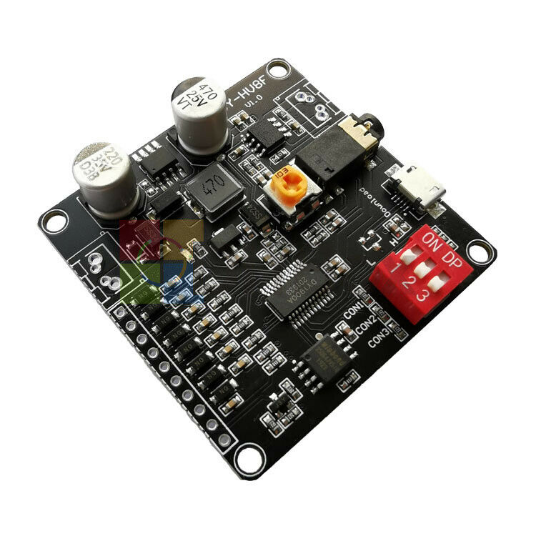 12V 24V Voice Playback Module One-to-One Trigger Serial Port Control For Arduino