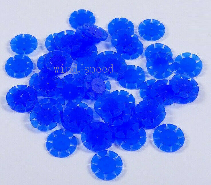 1000pc*Dental Endodontic Rotary Files count Safety Memo Disc Diagnostic SMD Blue