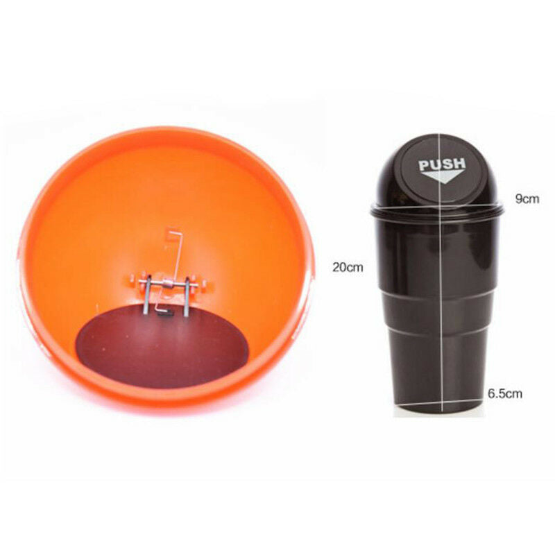 Car Garbage Can Car Trash Can Garbage Dust Case Holder Bin Car Basket Blue l Tt