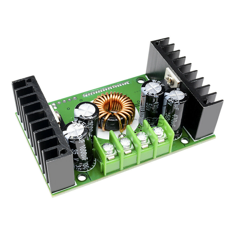 10A DC-DC 10-32V Step Down to 10-60v Boost Power Supply + LCD volt Ammeter