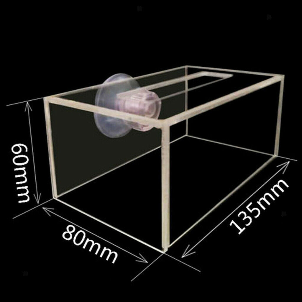 Aquarium   Tank Transparent Circle    Feeding Floating Food Tray